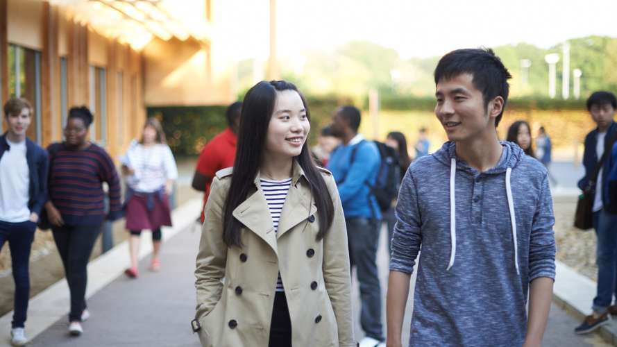 Postgraduate Economics and Norwich Business School students studying in the Enterprise Centre on campus