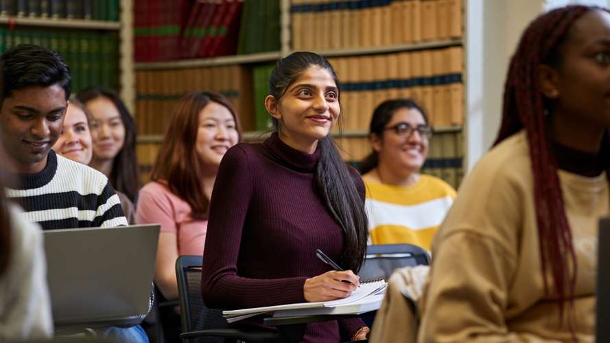 Students in a seminar