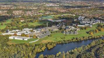 Aerial view of UEA