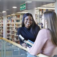 Students in the Library