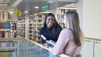 Students in the Library