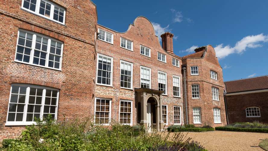 Exterior view of Earlham Hall