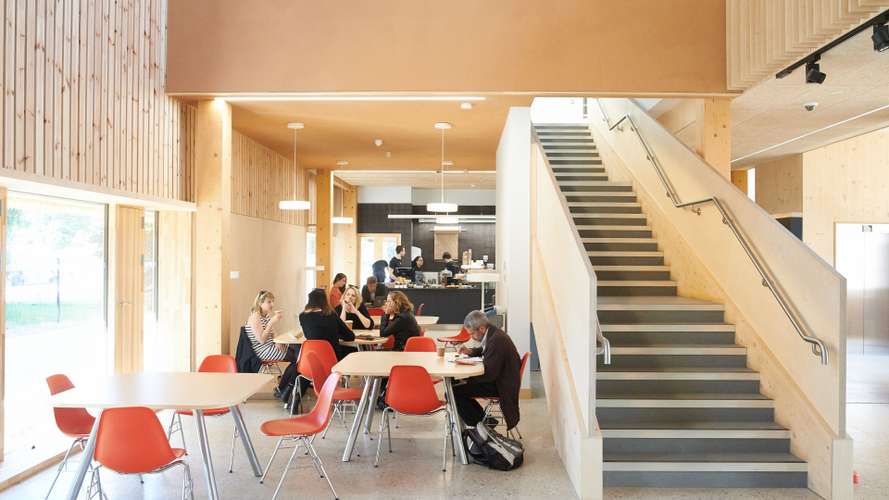 The interior of the Enterprise Centre