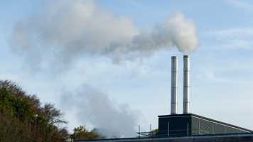 The BioMass CHP on campus.