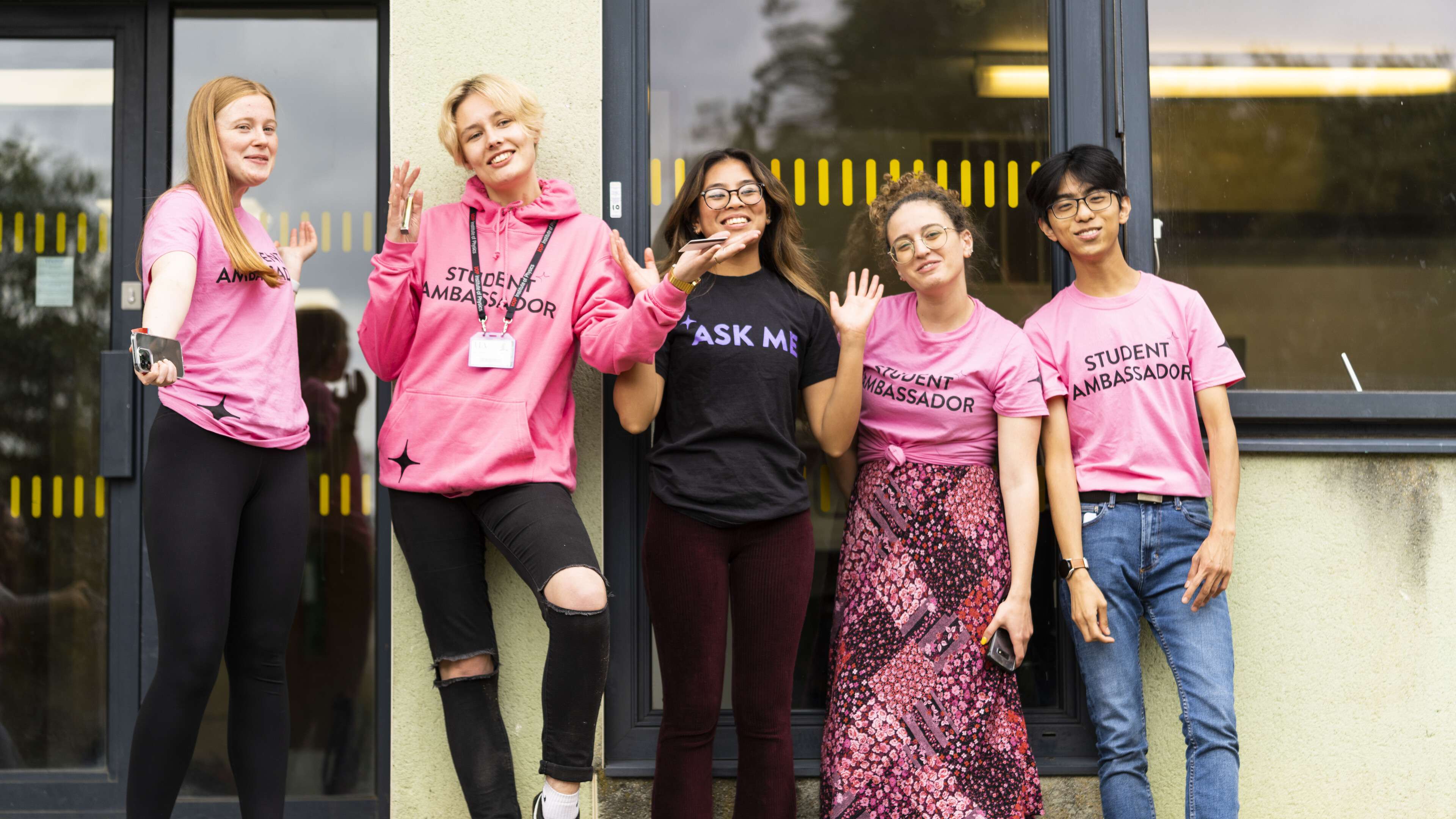 Student Ambassadors at Open Day
