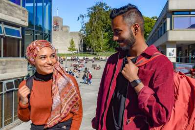 Students in the Square