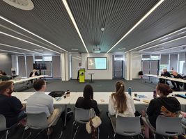 Attendees at a UEAHSCP 3D Printing event