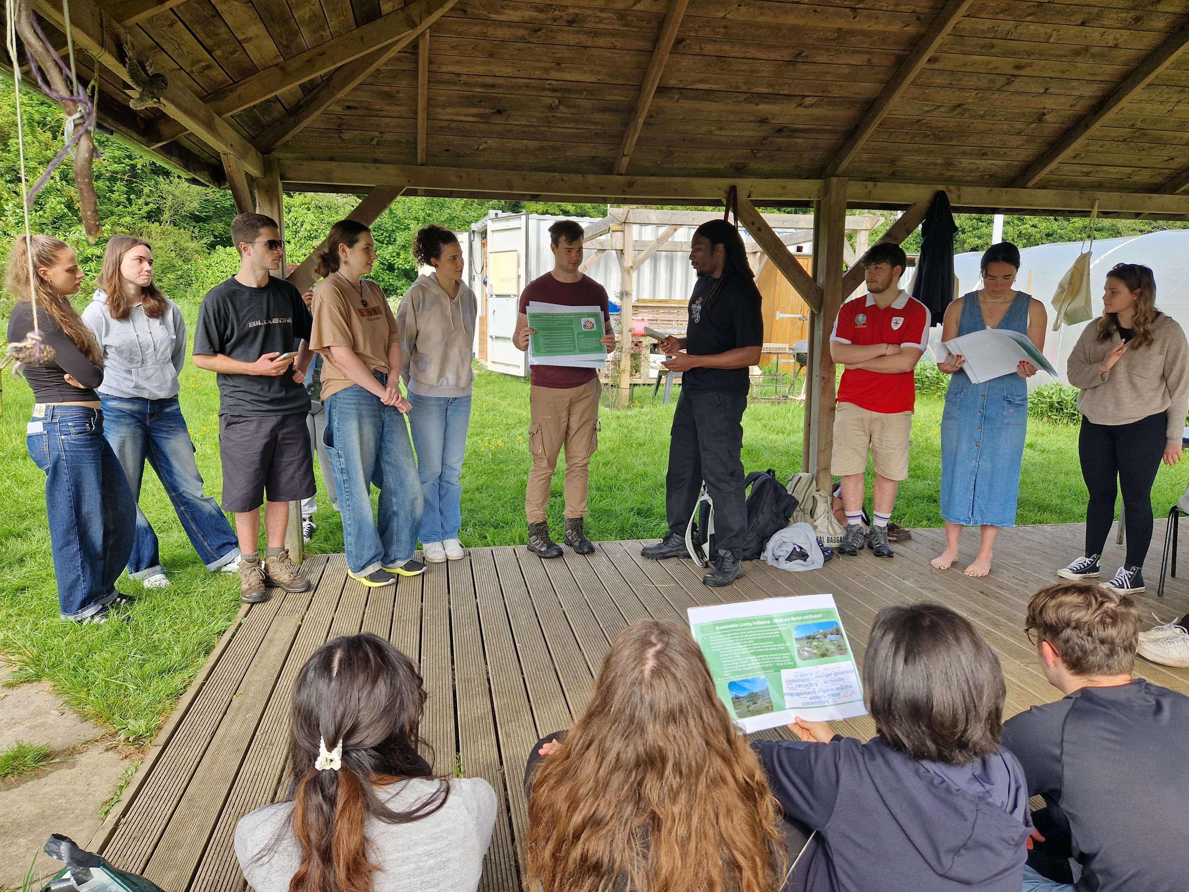 Students on field trip