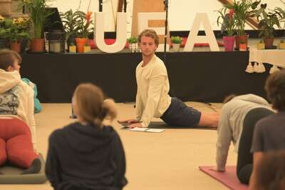 UEA yoga session