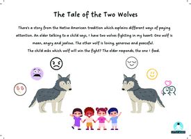 Tale of the two wolves poster