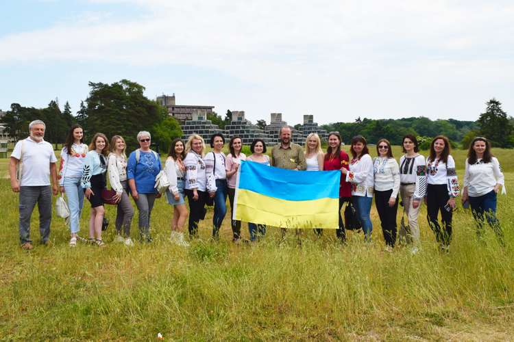 Ukraine Flag Ziggurats