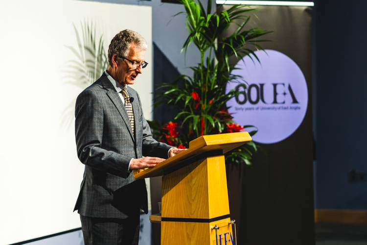 UEA’s Vice-Chancellor and President, Professor David Maguire, emphasised the critical role of philanthropy in UEA's success.