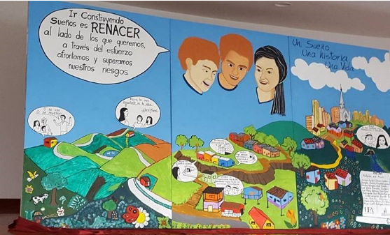 Building Resilience through the arts mural 2