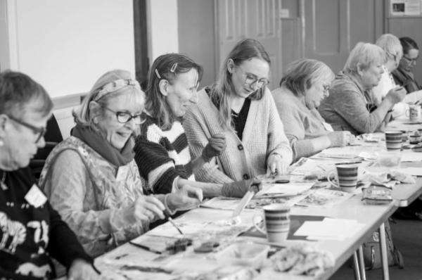Dereham Creative Socials. Photograph by Anita Staff