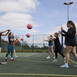 Netball Club practice