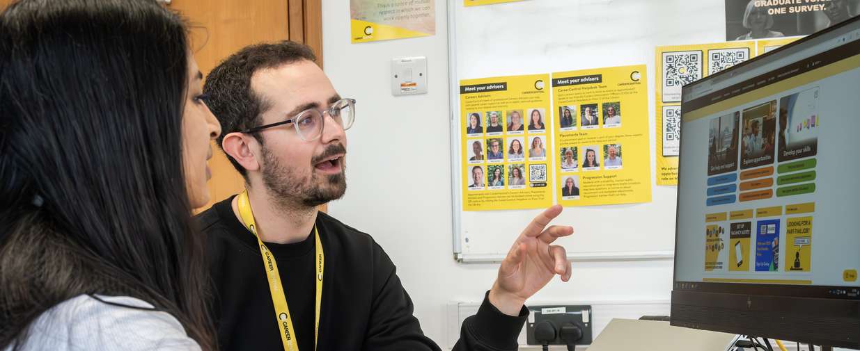 An appointment at CareerCentral.