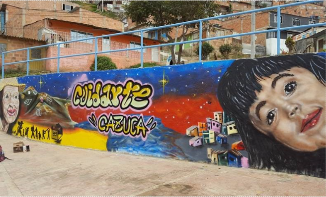 Building Resilience through the arts mural 1