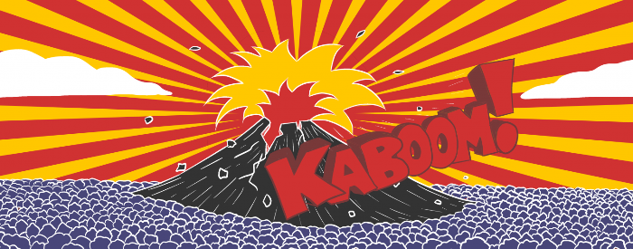 volcano animation