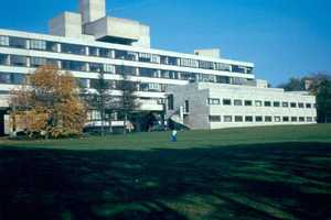 The original computing centre building before the extension