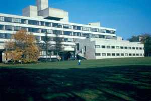 The original computing centre building before the extension