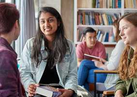 students in the faith centre