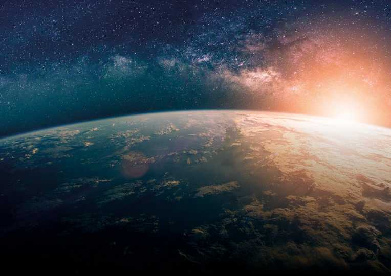 Satellite picture of Earth