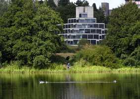 The Broad is the name given to the lake on the campus at UEA.