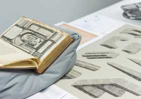 Historic book on display