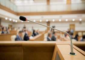 microphone-at-desk-icon