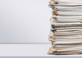 stack of newspapers