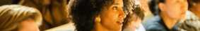 Woman at UEA Change Makers lecture