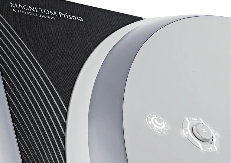 Close up of Magnetom Prisma MRI machine