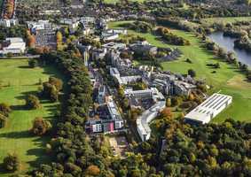 Aerial view of UEA Campus