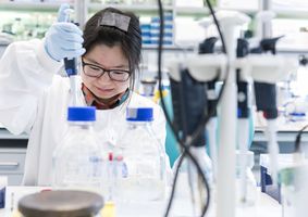 Scientist in the lab