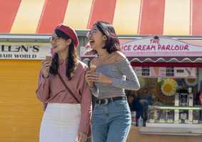 International students by the market
