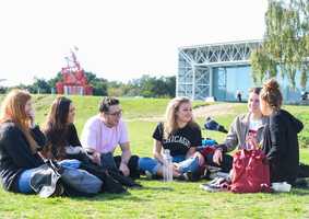 view of the lake at UEA