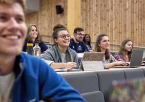 Students in a lecture