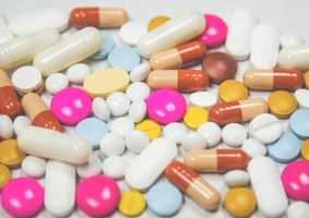 Drugs and medicine in pill form