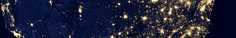 Lights across the US at night