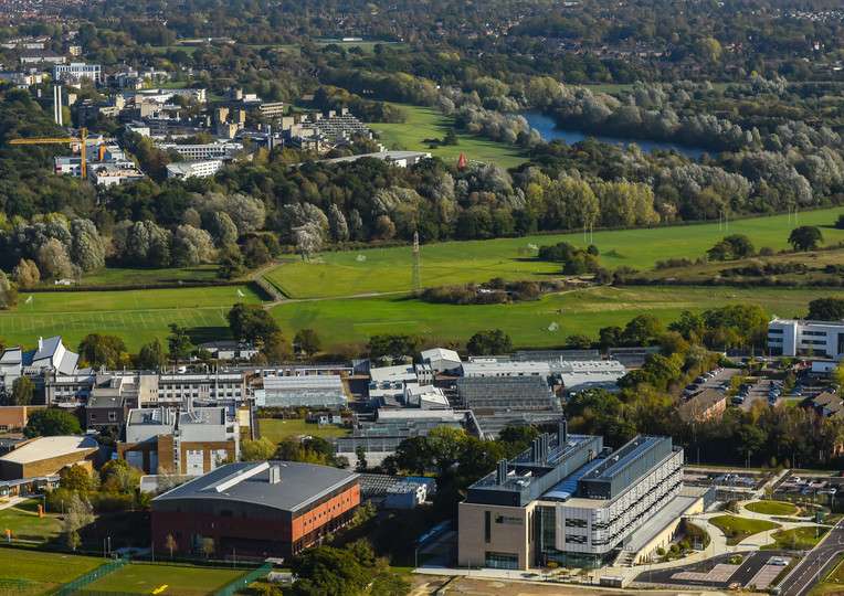 A shot of the Norwich Research Park