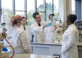 chemistry students in seminar