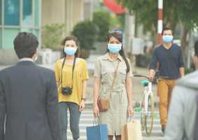 people with masks
