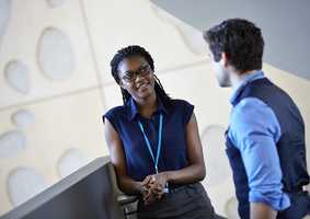 Colleagues on campus