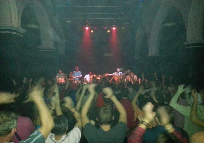 Gig goers at Norwich Arts Centre
