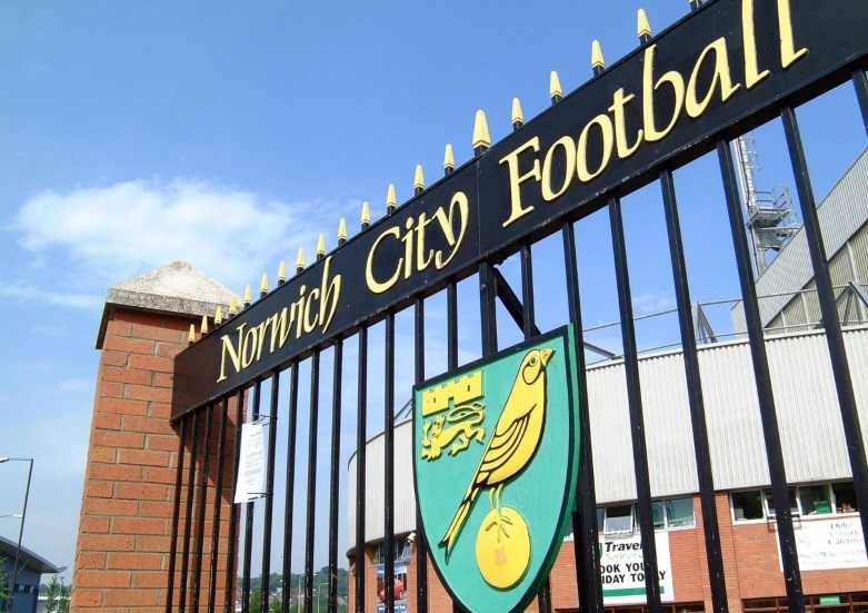 Norwich City FC stadium gate