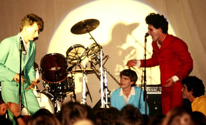 Split Enz at uea in 1980