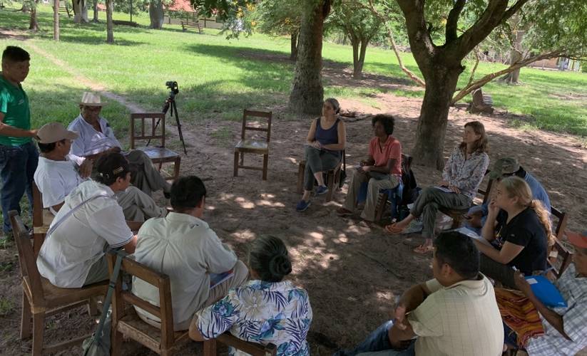 Storymap Workshop with the community of Lomerio