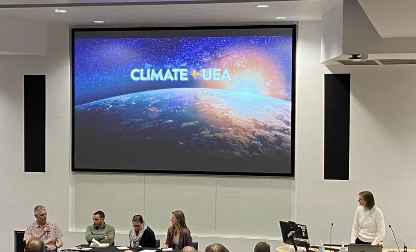 ClimateUEA presenting panel