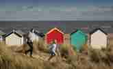 Coloured beach huts at Southwold