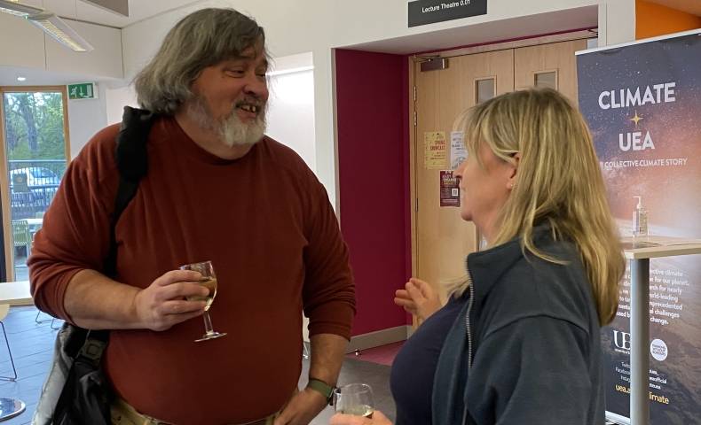ClimateUEA attendees in discussion